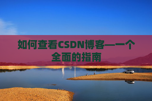 如何查看CSDN博客—一个全面的指南